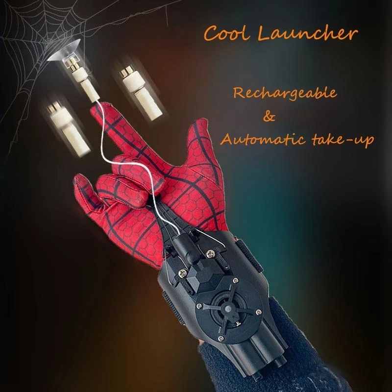 Peripheral Legends Spiderman Web Shooters Spider Sutra Peluncur Perangkat Tali Cosplay Props Mainan