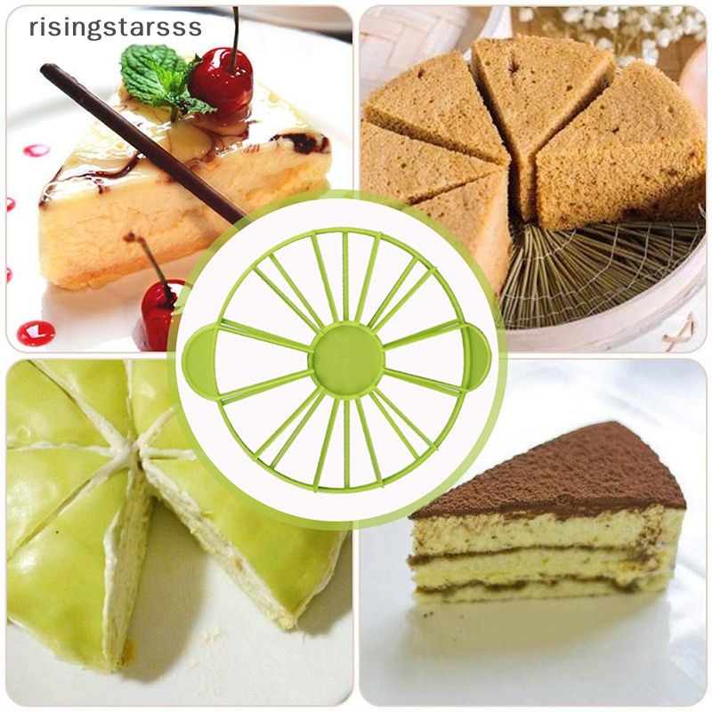 Rsid Span-Terbaru10 /12Potongan Kue Porsi Yang Sama Pemotong Roti Bulat Cake Mousse Divider Slice Jelly