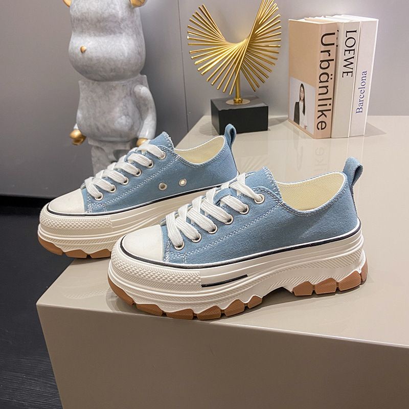 [GROSIR][COD] SEVEN_DAY SEPATU SNEAKERS WANITA KOREA IMPORT SPORT SHOES FQ-99 BIRU