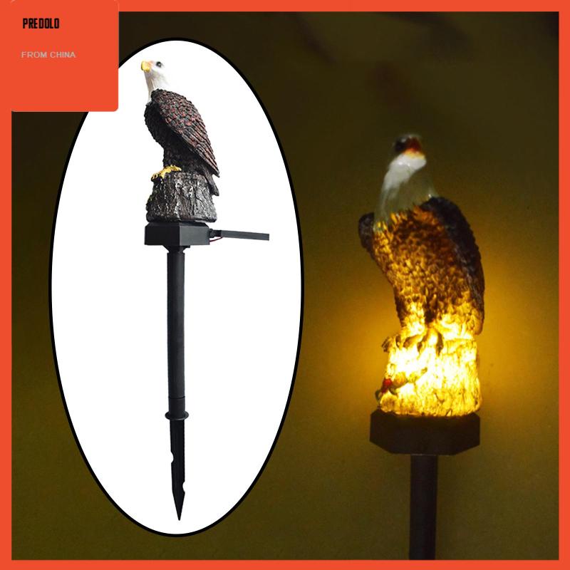 [Predolo] Lampu Pasak Taman Eagle Night Lamp Patung Resin Untuk Eksterior Rumah Outdoor