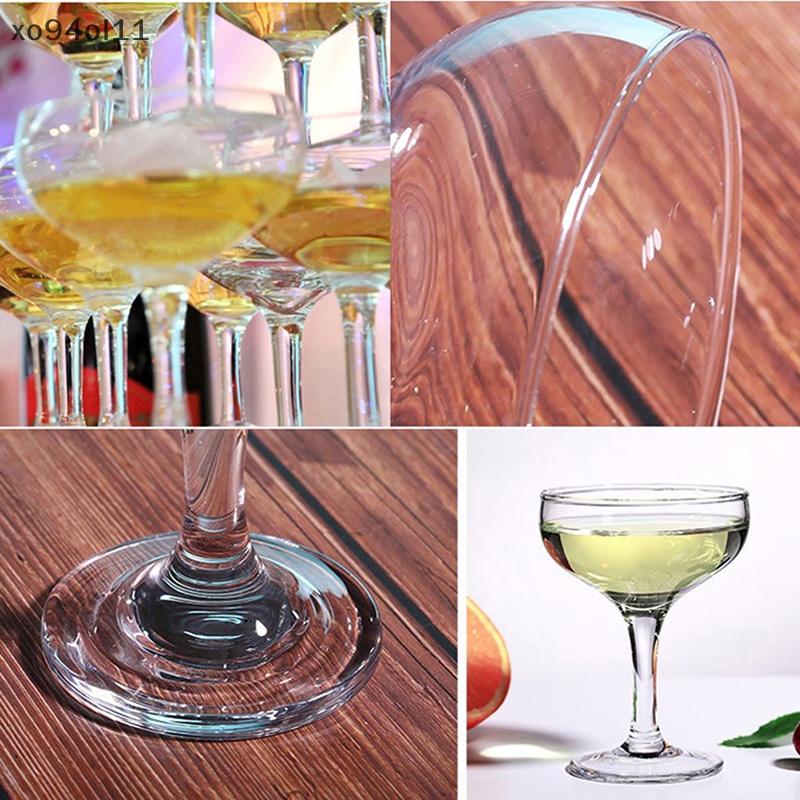 Xo Gelas Pesta Transparan Gelas Minuman Cocktail Sekali Pakai Champagne Drinkware OL