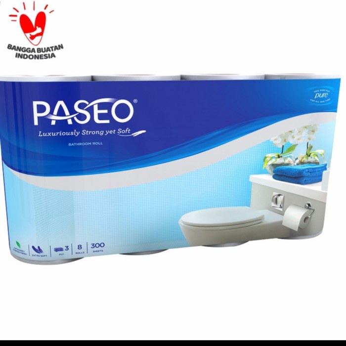 GROSIR 1CTN Tissue paseo toilet elegant 8 roll /Tisue tisu gulung wc