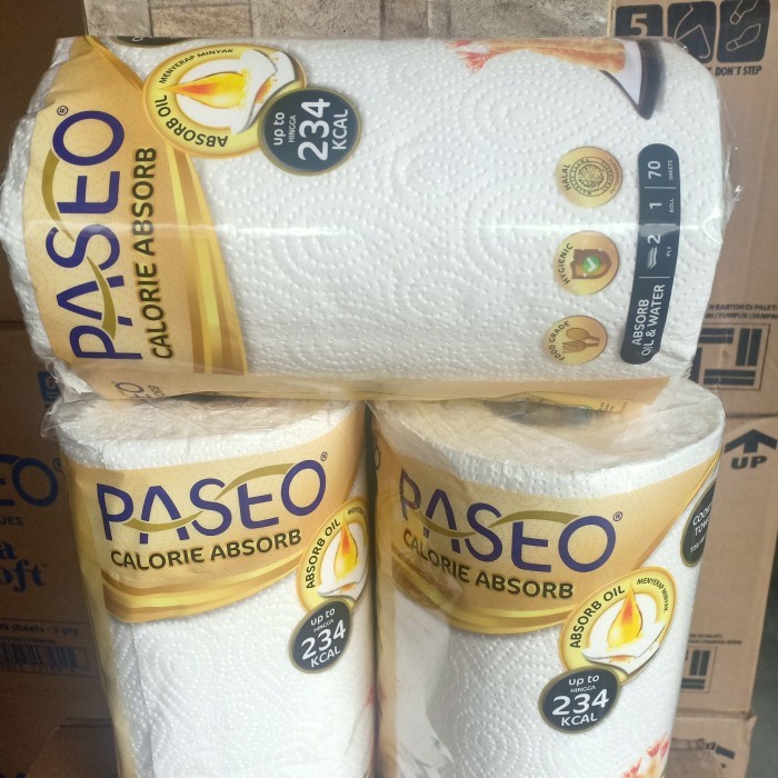 GROSIR 1 CTN tissue paseo kitchen towel 1 roll/tisue tisu minyak dapur