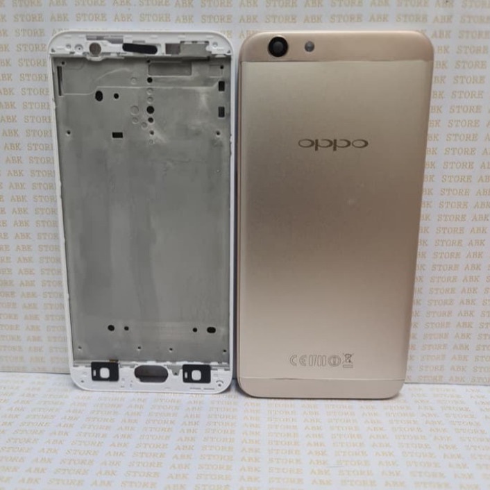 Tutup Belakang dan Tulang Tatakan LCD 0pp0 F1S / Oppo A59 Fullset