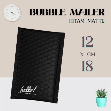 

[SC] AMPLOP BUBBLE | BUBBLE MAILER | BUBBLE PACKING OLSHOP HITAM 12X18