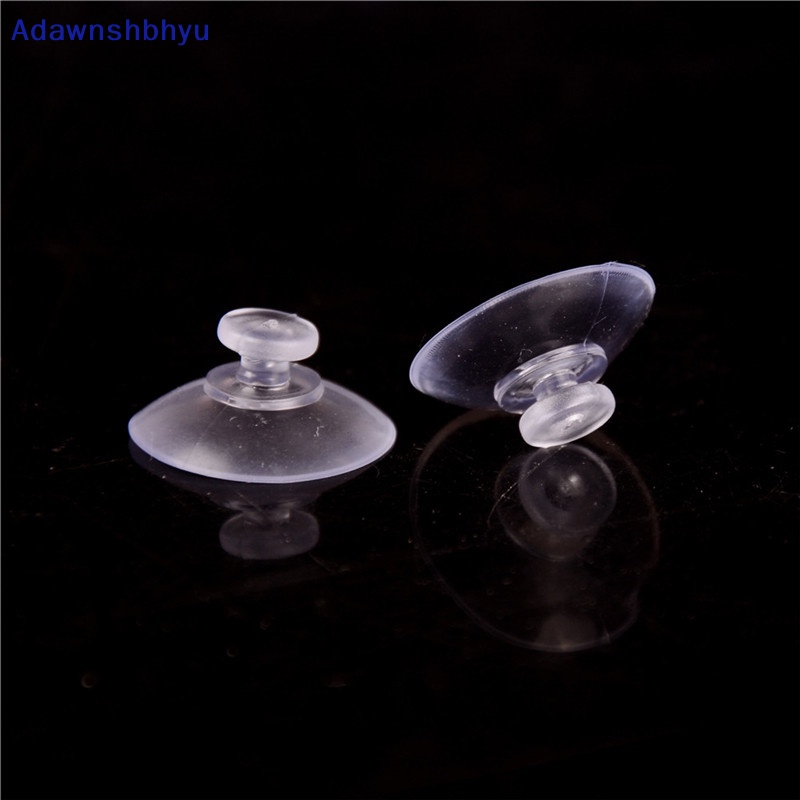 Adhyu 50Pcs New Bening Transparan Gantungan Kamar Dapur Kamar Mandi Suction Cup Sucker 20mm ID