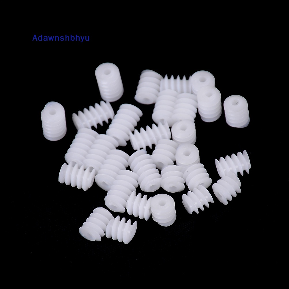 Adhyu 10pcs Gigi Cacing Plastik Bukaan 6x8mm 2mm Untuk Aksesoris Mainan DIY 0 0 0 0 0id