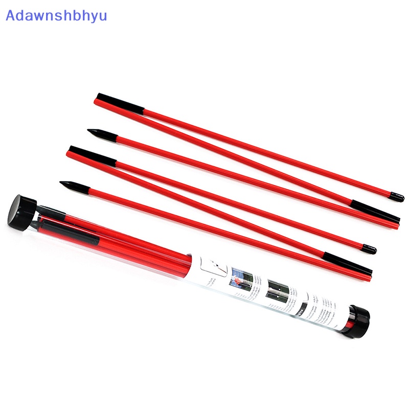 Adhyu 2Pcs Stik Indikator Arah Golf Portable Three-Fold Golf Training Sticks ID