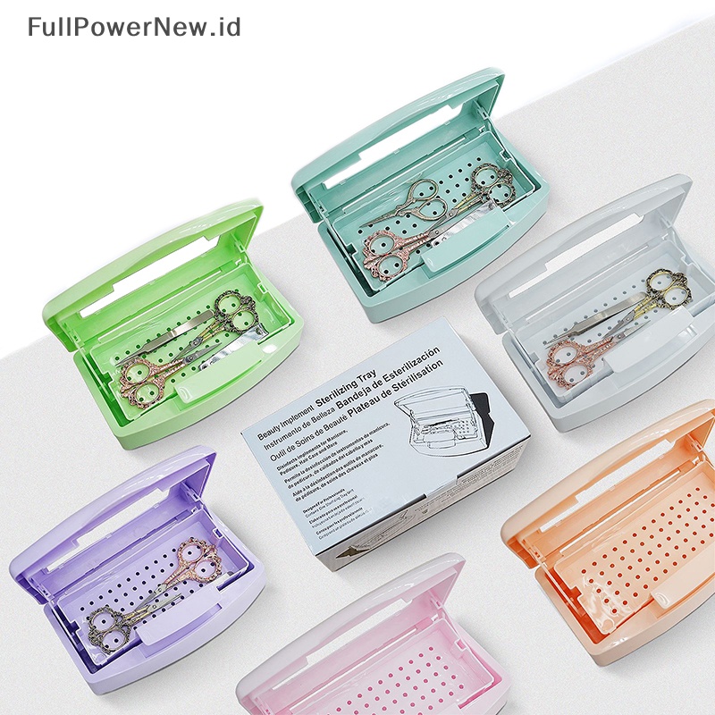 Power 1pc Tray Steril Kuku Desinfeksi Pedicure Manicure Box Nails Art ID