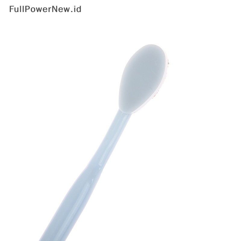 Power 1Pc Kuas Makeup Kepala Ganda Cream Puff Toothbrush Brush &amp; Brush Alis ID