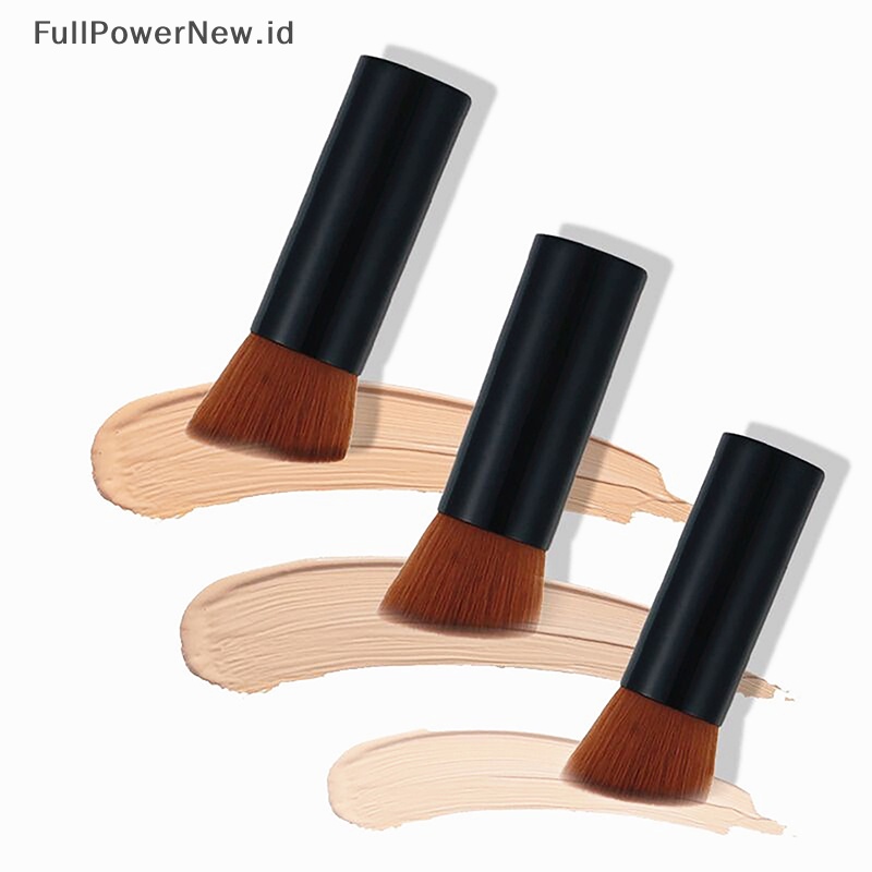 Power Makeup Alat Kosmetik Soft Contour Face Powder Foundation Blush Kuas Cair ID