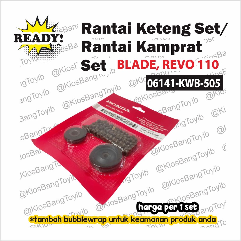 Rantai Keteng Set Rantai Mesin Kamprat BLADE REVO 110 (06141-KWB)