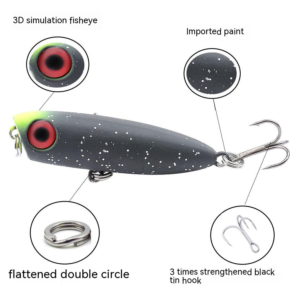 Umpan Pancing 3.0g /4.3cm Pensil Tenggelam Lambat Lures Umpan Pancing Keras Penyumbat Ikan Untuk Salmon Redfish Trout Bas