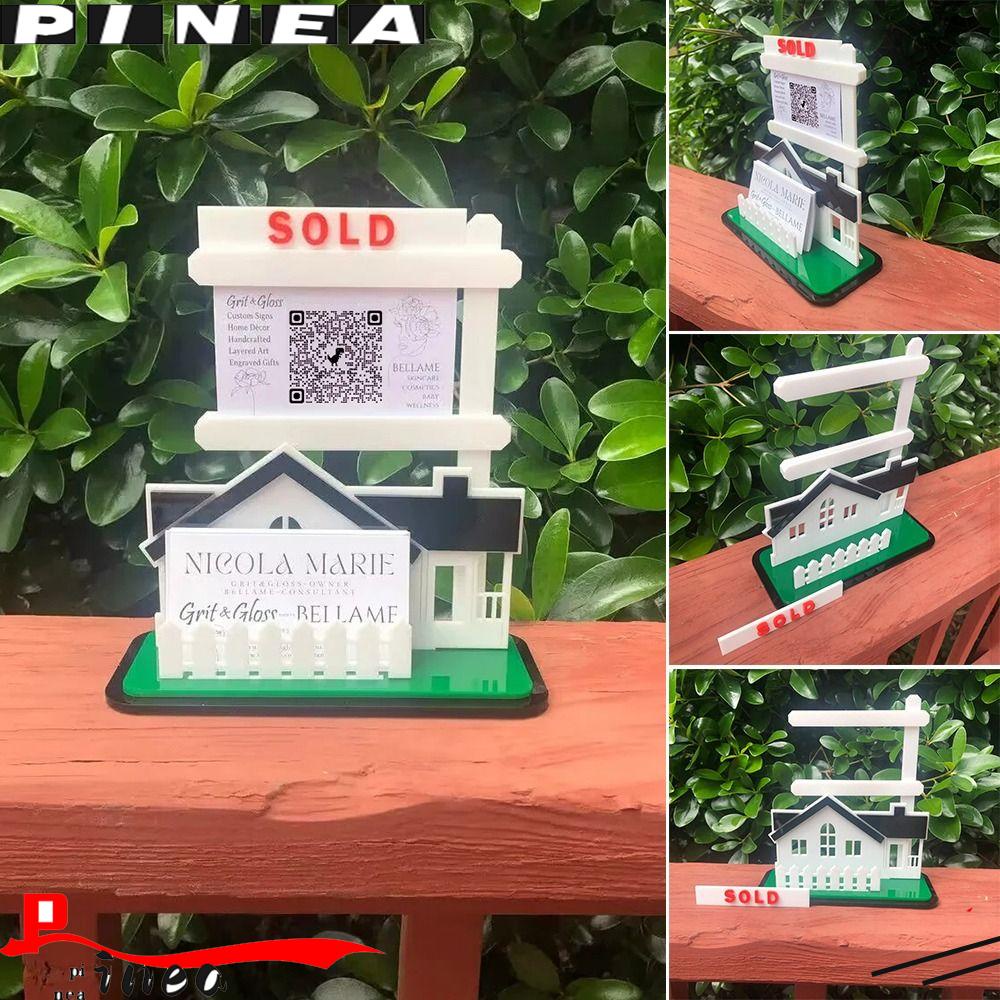 Pineapple Card Holder Bisnis Real Estate Kualitas Tinggi Untuk Agen Real Estat Pajangan Holder Kartu