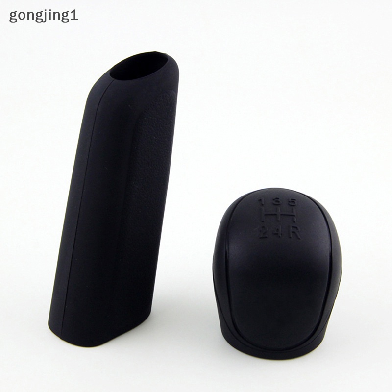 Ggg 1Pc Car Auto Manual Silicone Shift Gear Head Knob Cover Rem Tangan Hand Brake Covers Sleeve Case Pelindung Kulit Mobil Styling ID