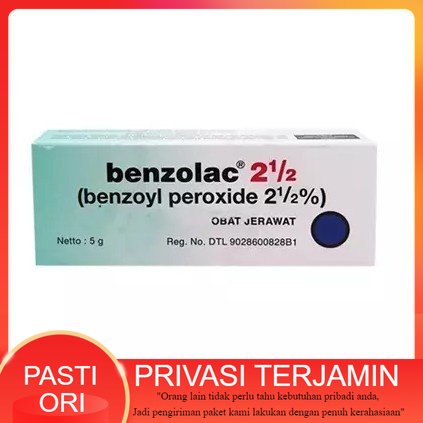 benzolac 2.5% obat jerawat / bensolak antijerawat