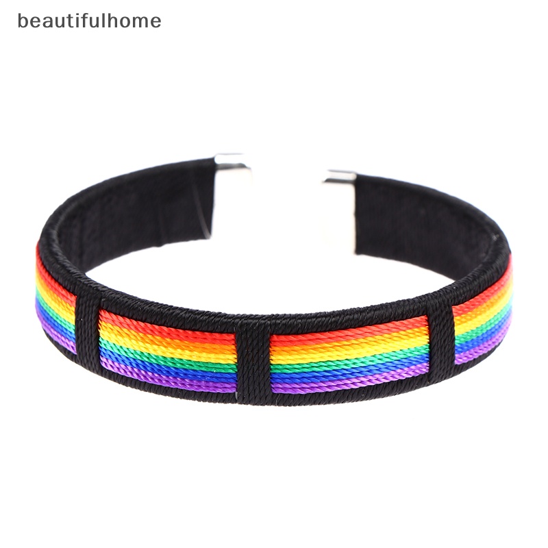 {beautifulhome} Gelang Bangle Hujan Lesbians Gays Bisexuals Rain Couple Open Bracelet.