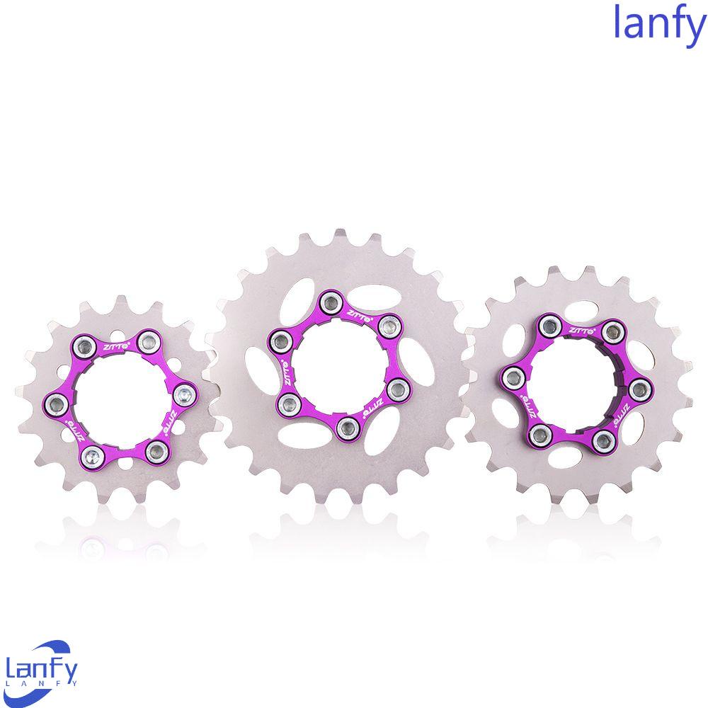 Lanfy MTB Single Speed Kaset K7 19T 20T 21T Kaset Sepeda Kaset Cog BMX Sprocket Sepeda Freewheel Satu Kecepatan Cog