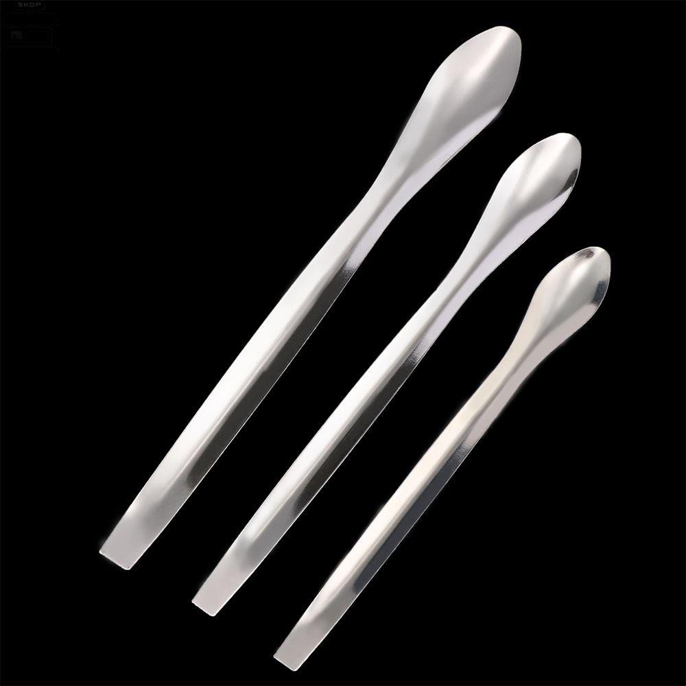 Sendok Obat Agustina 3pcs /set Stainless Steel Perlengkapan Medis Lab Instrumen Sekop