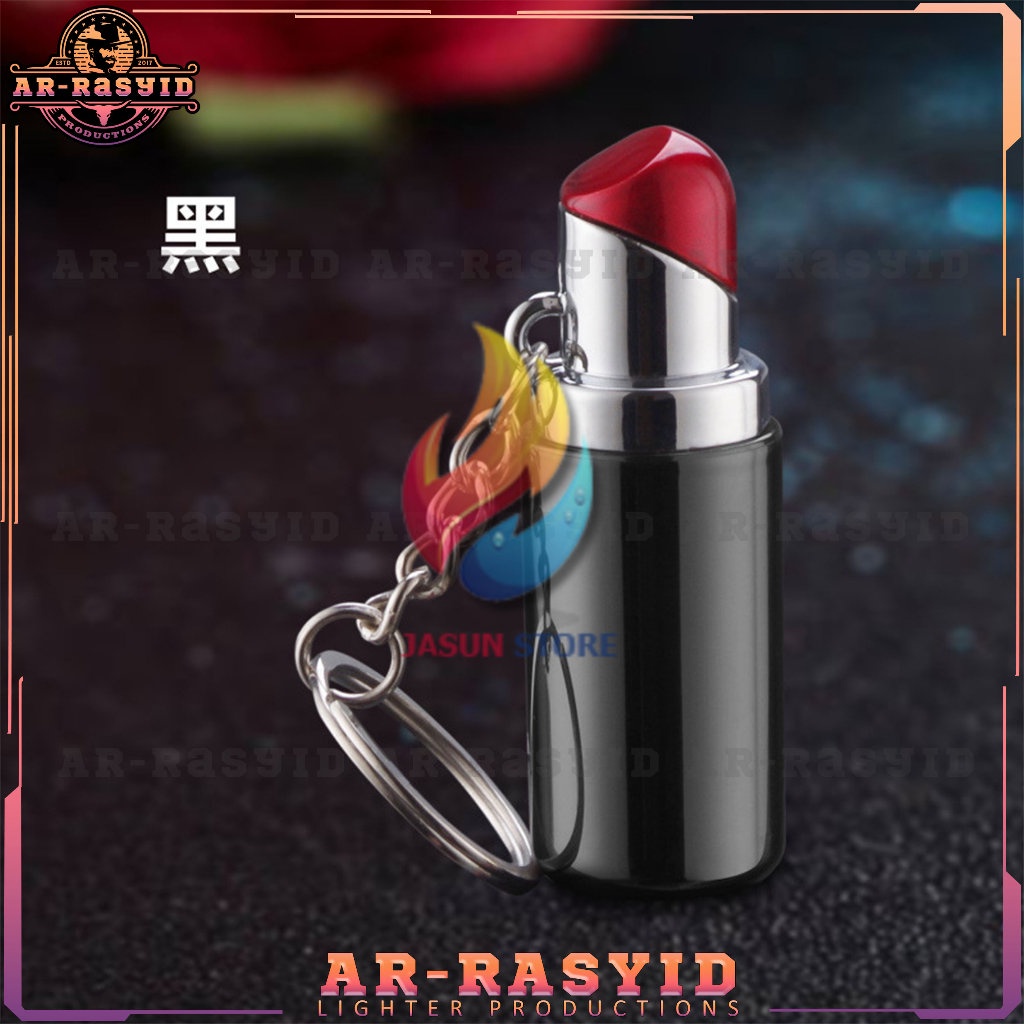 TERBARU! Korek Api Gas Gantungan Kunci Lipstik Lipstick Yomin Lighter YM-096