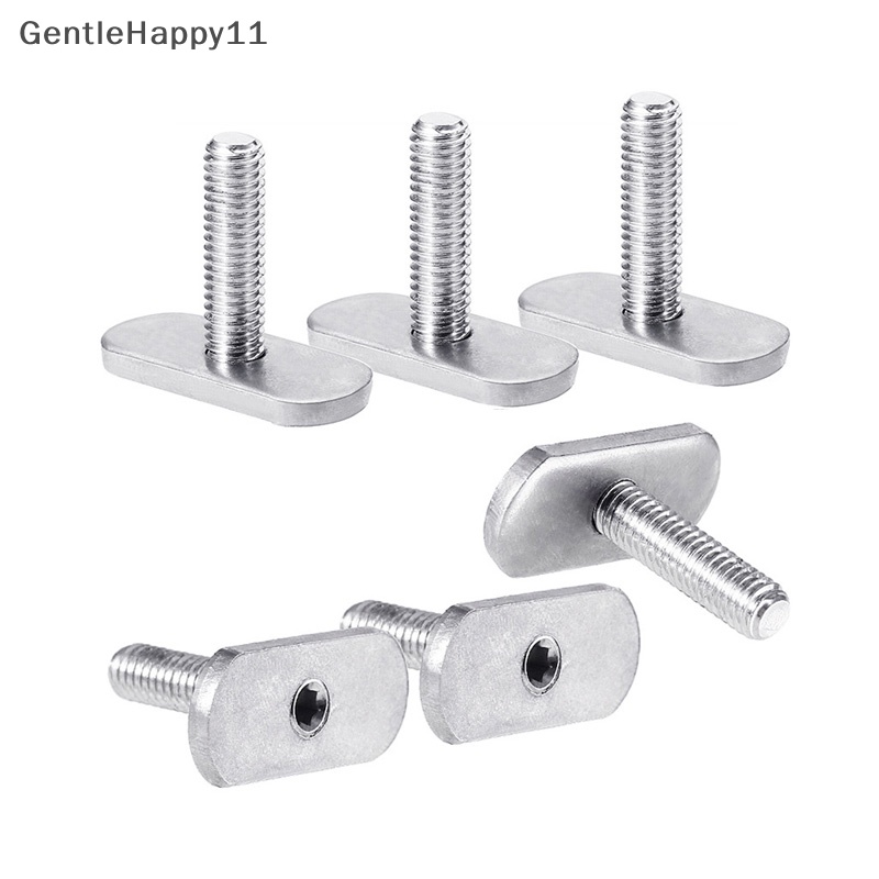 Gentlehappy Drat Rel Kayak/Track M5/M6 Sekrup Mur Baut Slot T Pengganti Gear Bolt id