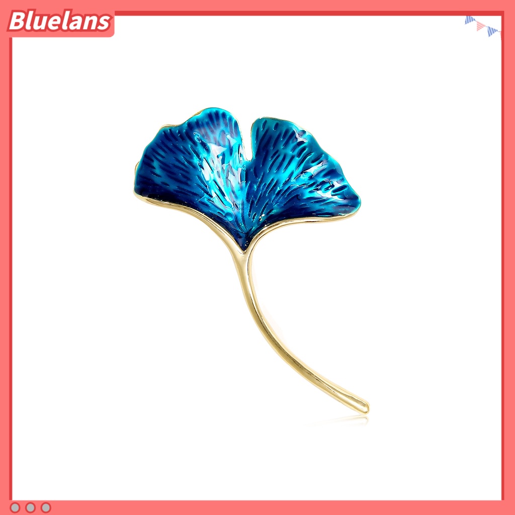 [BLS] Brooch Jewelry Bros Daun Ginkgo