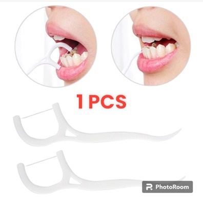 Tusuk Gigi Benang Dental Flos Steril Macromolecul carea Toothpick 1Pcs Floss Pembersih Kotoran Sela Bukan Oral B Doctor Bei 1 Pcs