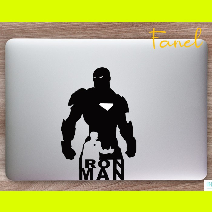 

[PS] stiker laptop IRON MAN 2 Cutting Sticker keren IRONMAN MOBIL LAPTOP