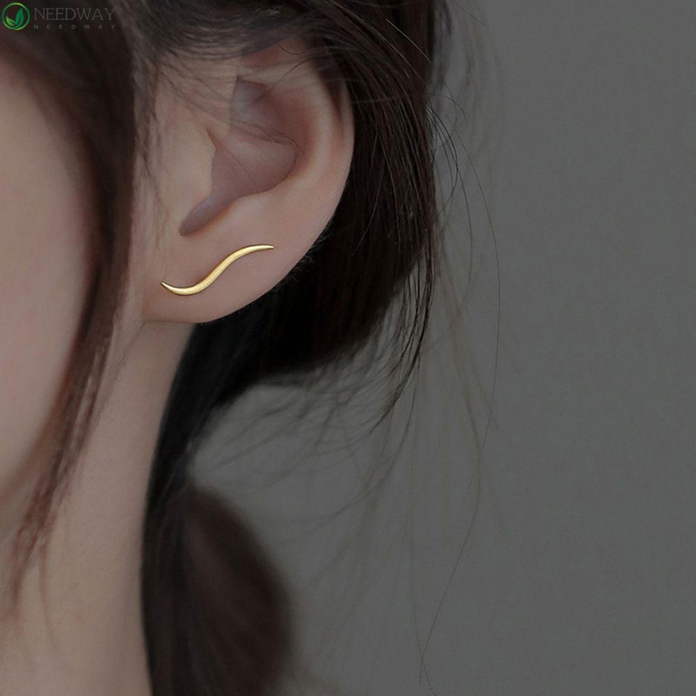 Wanita Anting Pejantan Trendi Vintage Logam Temperamen Sederhana Menjuntai Drop Earrings