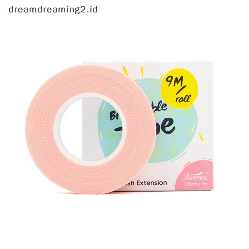(drea) 9m /Roll Tape Ekstensi Bulu Mata Palsu Kain Micropore Breathable Anti Alergi //