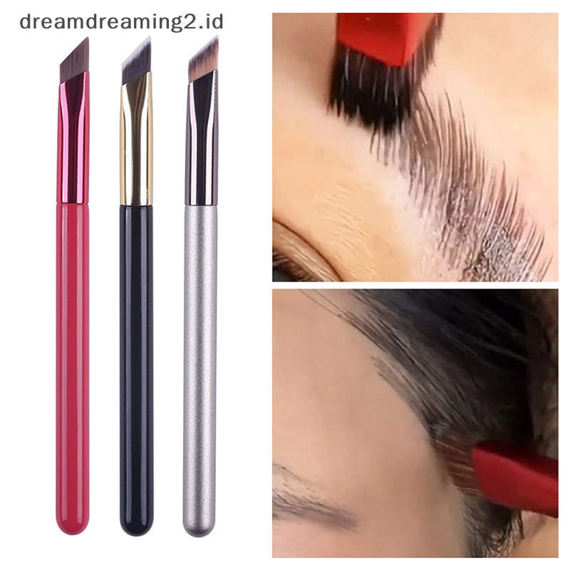 (drea) 1pc Sikat Alis Multi Fungsi Sikat Alis Siku Persegi Alat Makeup //