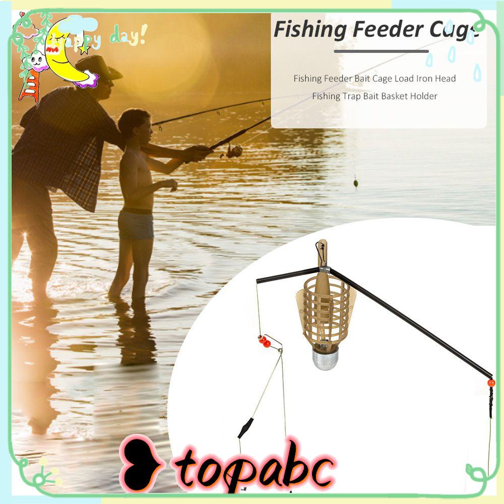 TOP Umpan Kandang Ikan Tackle Aksesoris Perlengkapan Barang Pancing20 /30 /40 /50g Trap Basket Holder