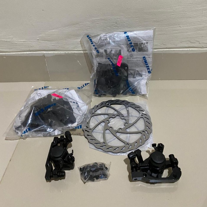 Rem Cakram Mekanik Sepeda Kaliper CSTAR Discbrake Disc Brake + Rotor