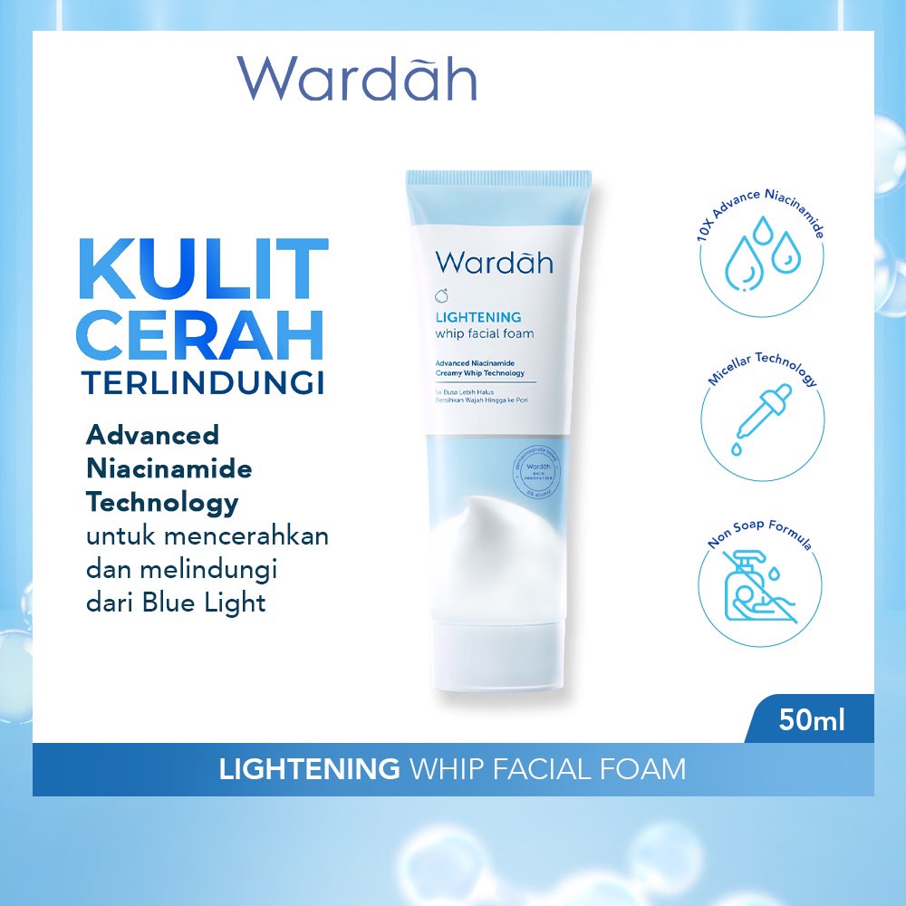 Wardah Lightening Whip Facial Foam