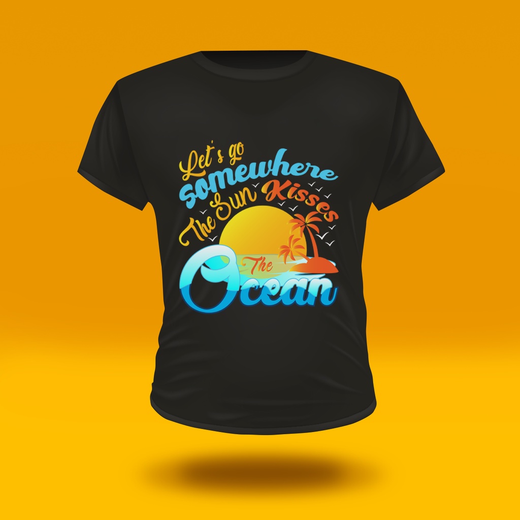 BEONE Kaos Beach | Anak Pantai | Lets go somewhere the sun kisses the ocean