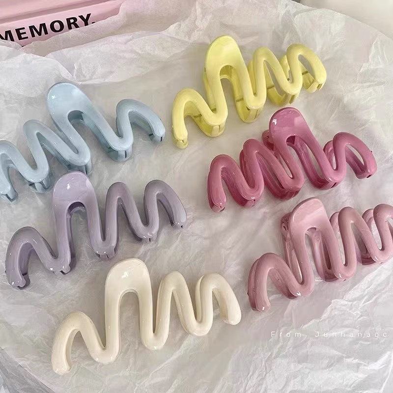 Ins Jepit Rambut Bahan Akrilik Gentle Warna Permen Hairclip Hiasan Kepala Aksesori Rambut Untuk Gadis Manis