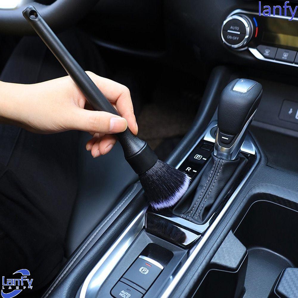 LANFY Sikat Detail Interior Mobil Kualitas Tinggi Awet Lembut Kendaraan Penghilang Debu Sintetis Celah Outlet Udara Gap Duster Detailing Brush