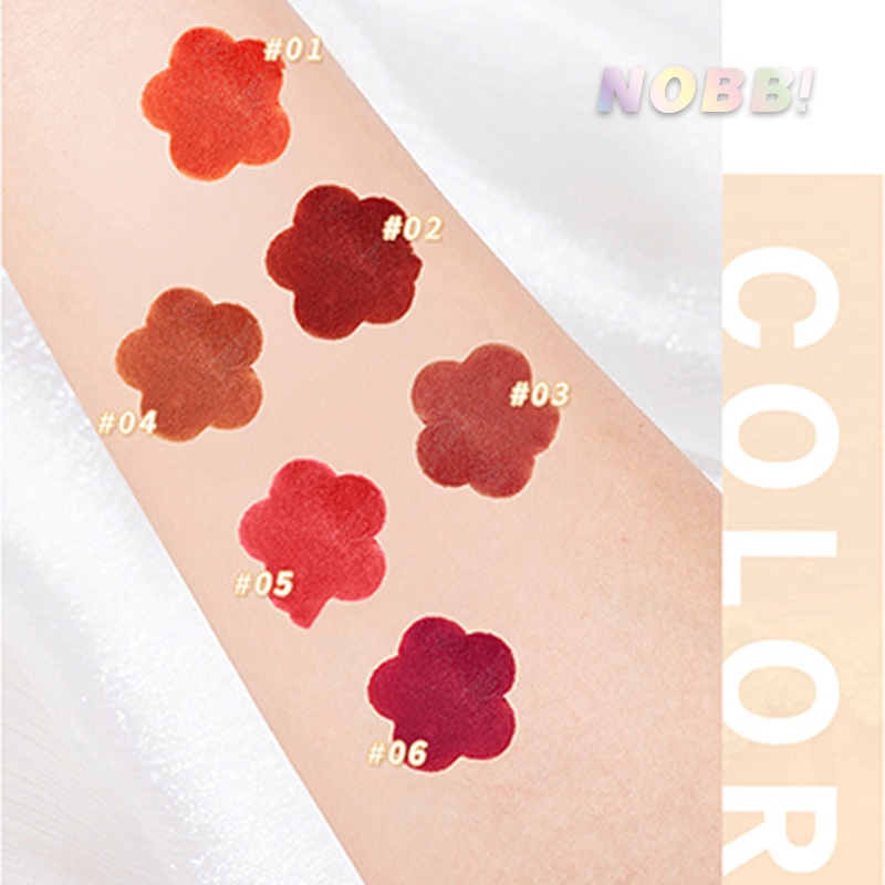 ★ BB ★  NOBB！Oil Painting Velvet Air Lipstick Matte Lasting Moisturizing Small Square Tube Lip Cream N23503