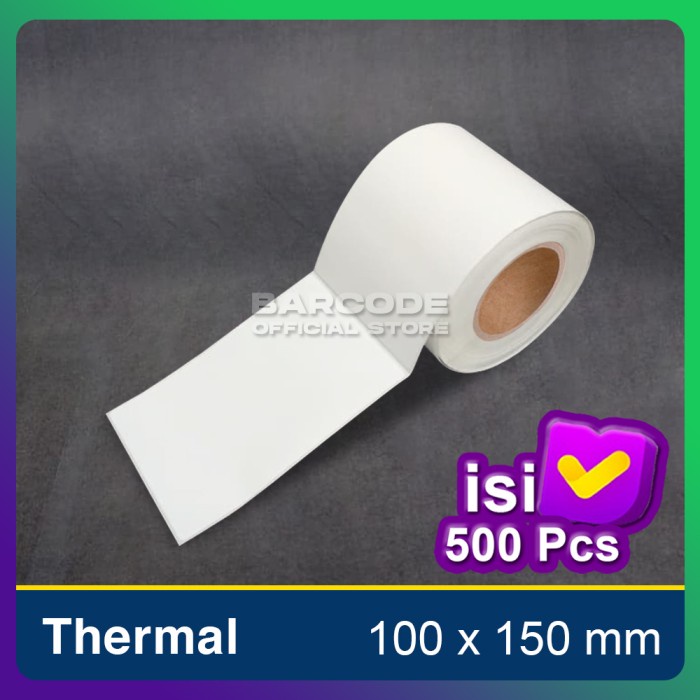 

Kertas Label Stiker Thermal 100x150 100 x 150 mm 100x150mm Core 3 Inch PST79