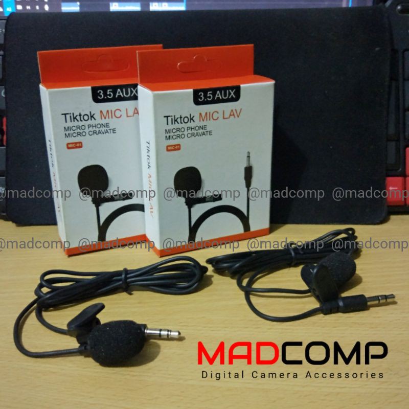 Lavalier Mic Clip On Tiktok Stereo Garis 2