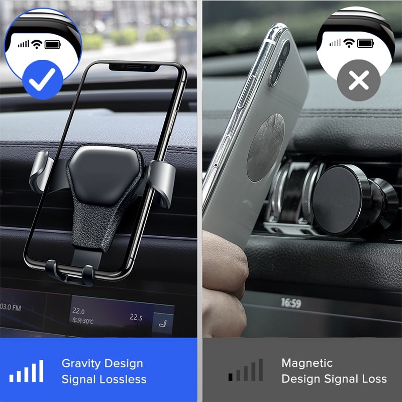 Car Holder Air Vent Holder HP Ventilasi Ac Mobil / Smartphone Vent Car Mount Holder