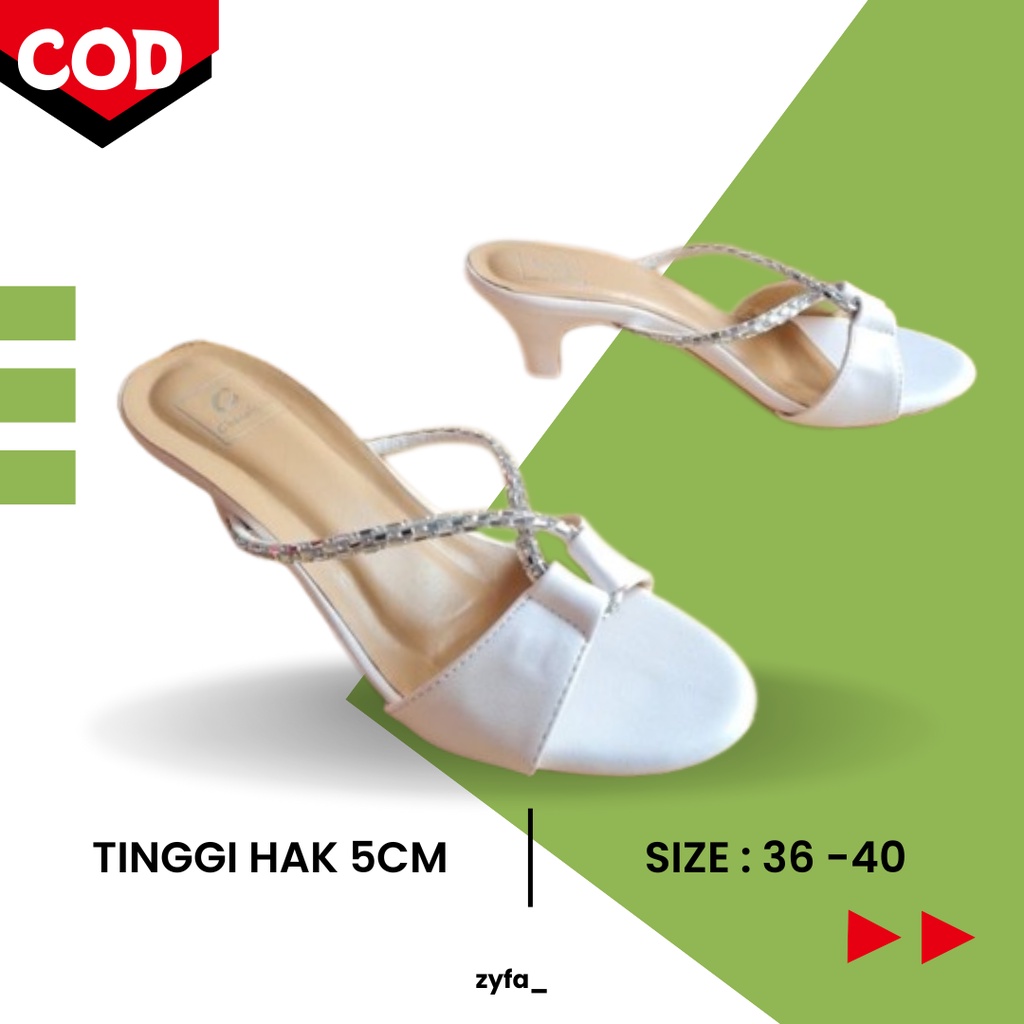 Sendal Wedding Heels 5cm Terbaru Kekinian