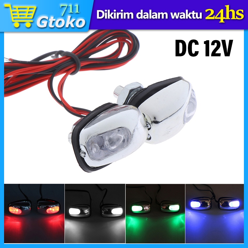 Nozzle Nosel Lampu Air Wiper Washer Lamp Lampu LED Mobil Universal