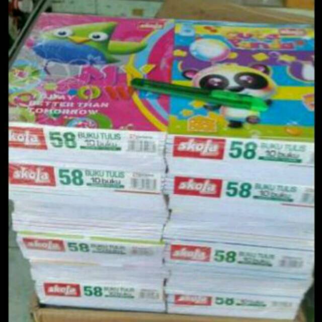

Buku Tulis Sinar Dunia isi 58 lembar