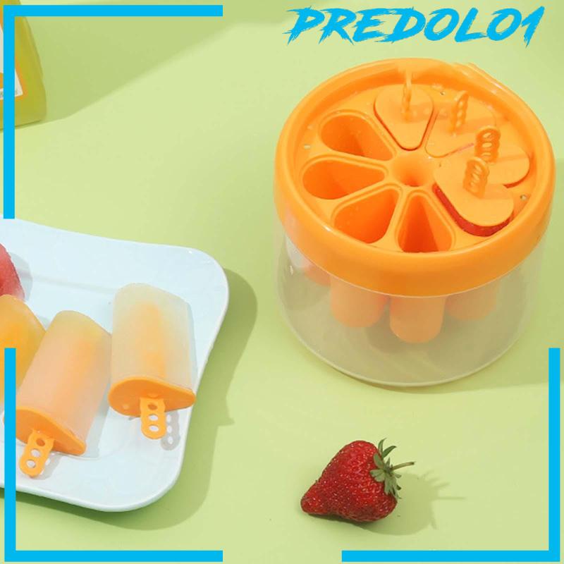 [Predolo1] Cetakan Es Krim Dengan Stik Mudah Dilepaskan Musim Panas Perlengkapan Pesta Popsicles Mold