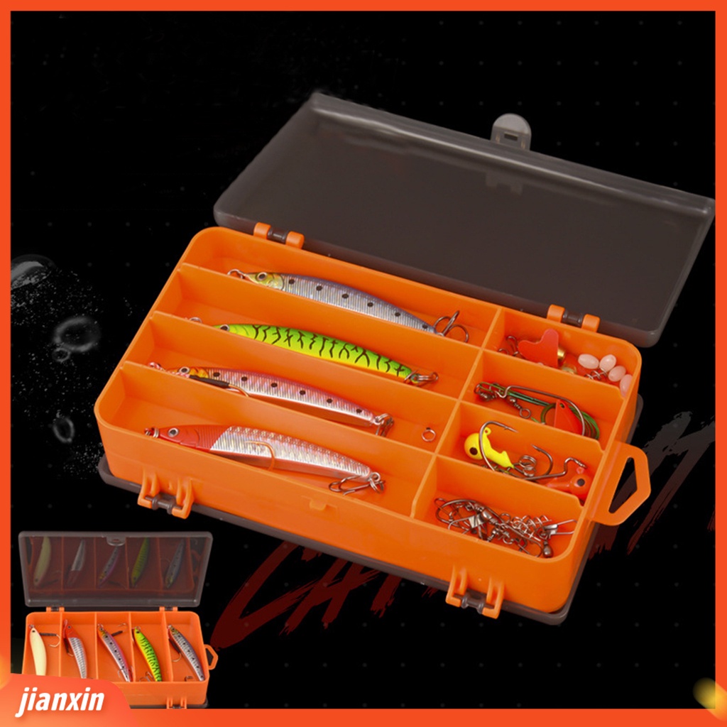 (In Stock) Kotak Umpan Reusable Double-side Portable Fishing Bait Case Perlengkapan Luar Ruangan Untuk Ikan Liar