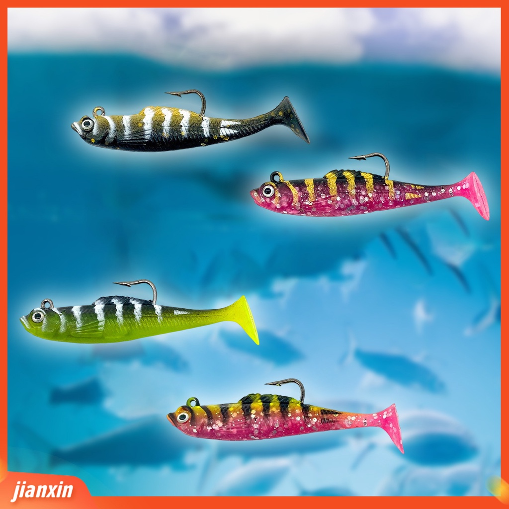 (In Stock) 5.4g /6cm Umpan Pancing Penembus Kuat Meningkatkan Tingkat Menangkap Tajam Umpan Buatan Lure Umpan Jigging Soft Bait Angling Supplies