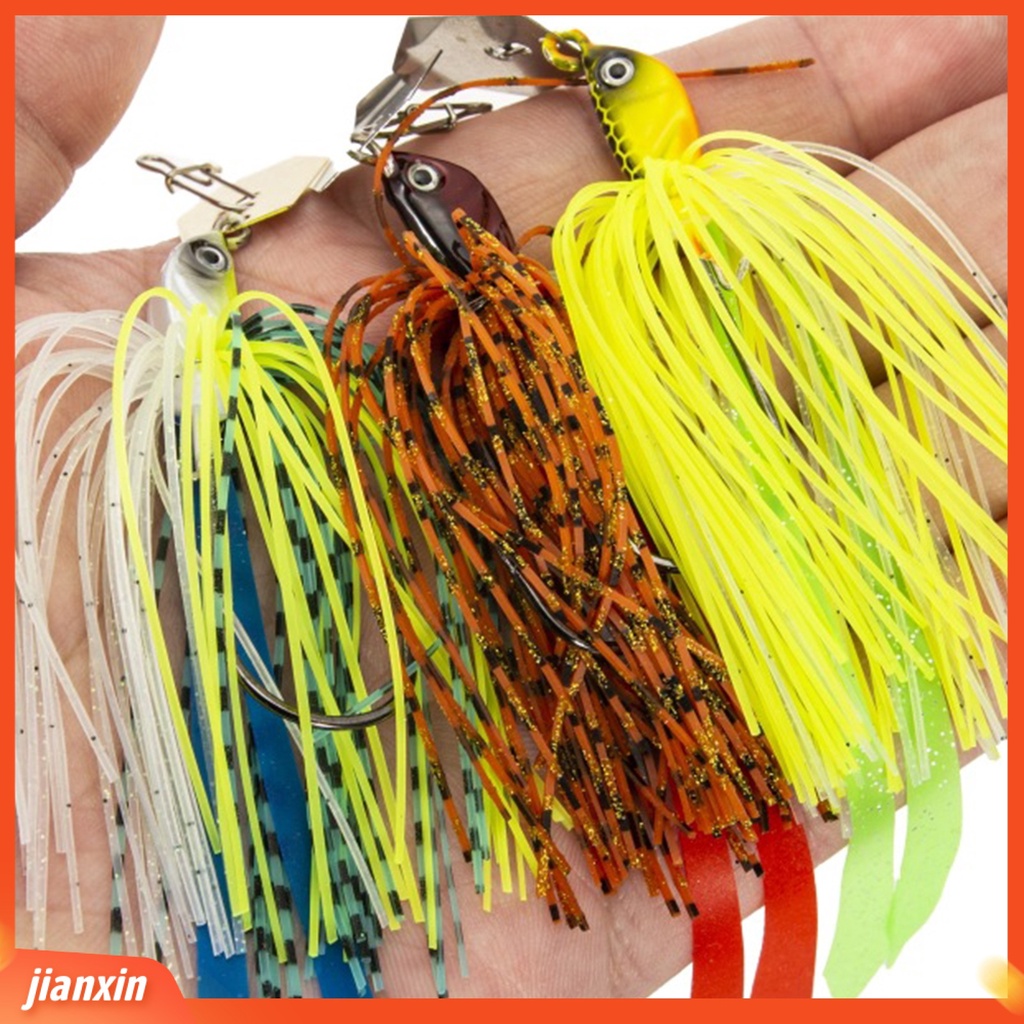(In Stock) 10g /15.5cm Kepala Ikan Umpan Air Tajam-Baffle Anti-Korosi Anti-Gantung 3D Fisheyes Rotating Bait Fishhook Outdoor Angling Tackle