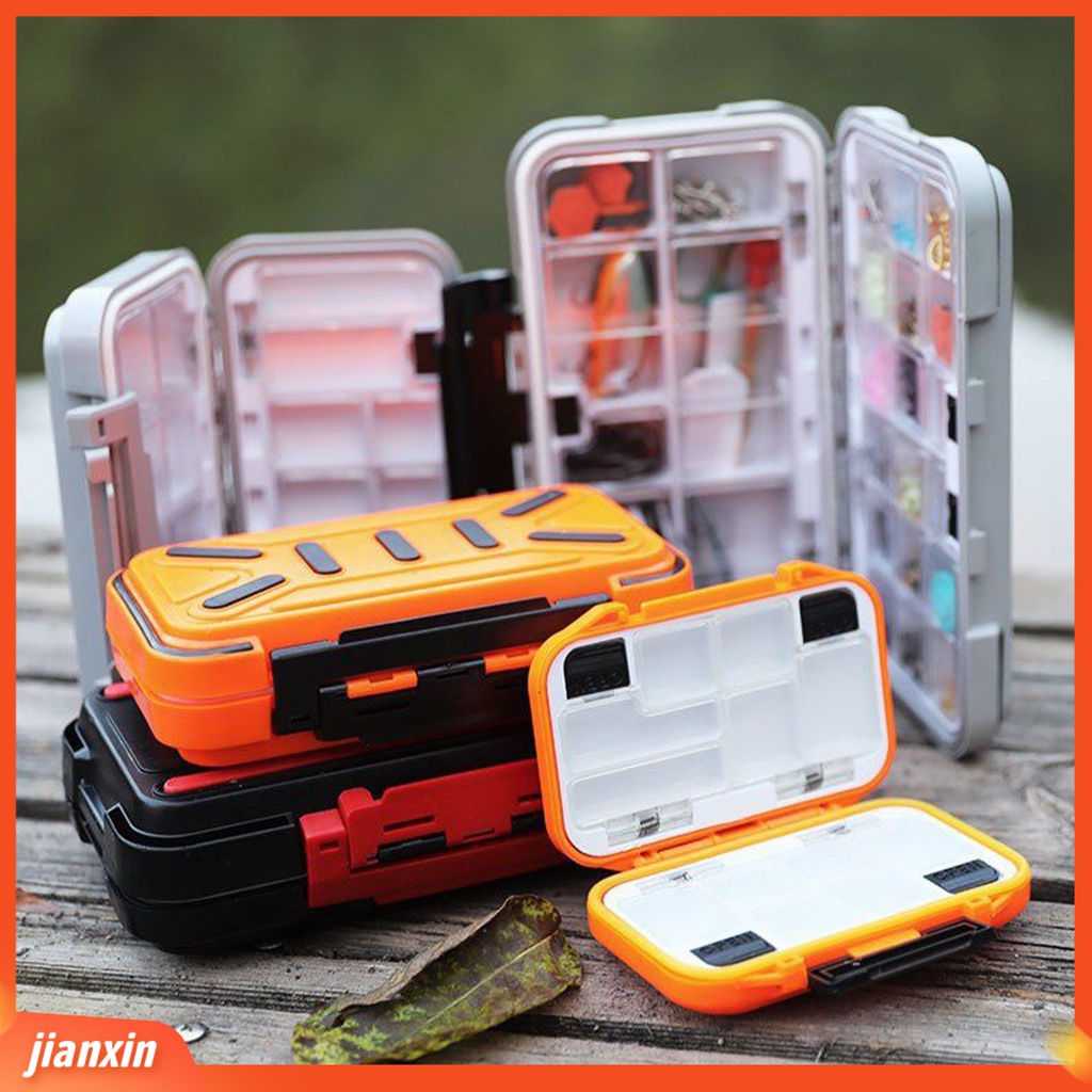 (In Stock) Lure Box Kompartemen Tahan Air Kapasitas Tinggi Anti-Tabrakan ABS Fishing Tackle Tools Storage Box Perlengkapan Angling