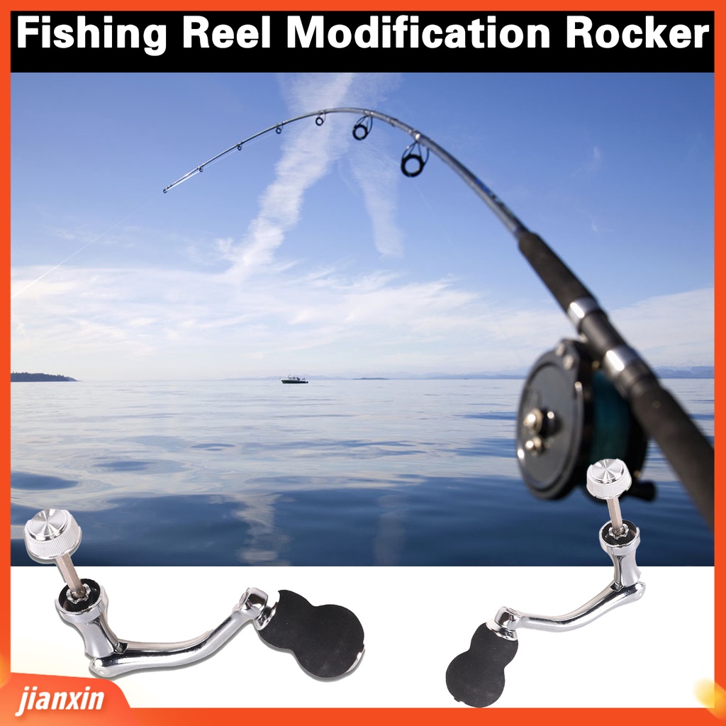 (In Stock) Rocker Pancing Anti-Oksidasi Non-slip Nyaman Grip Stabilitas Tinggi Angling Metal Fishing Reel Modifikasi Rocker Memancing Luar Ruangan